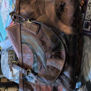Coach Mosaic Y2K Sig Patchwork Shoulder Bag